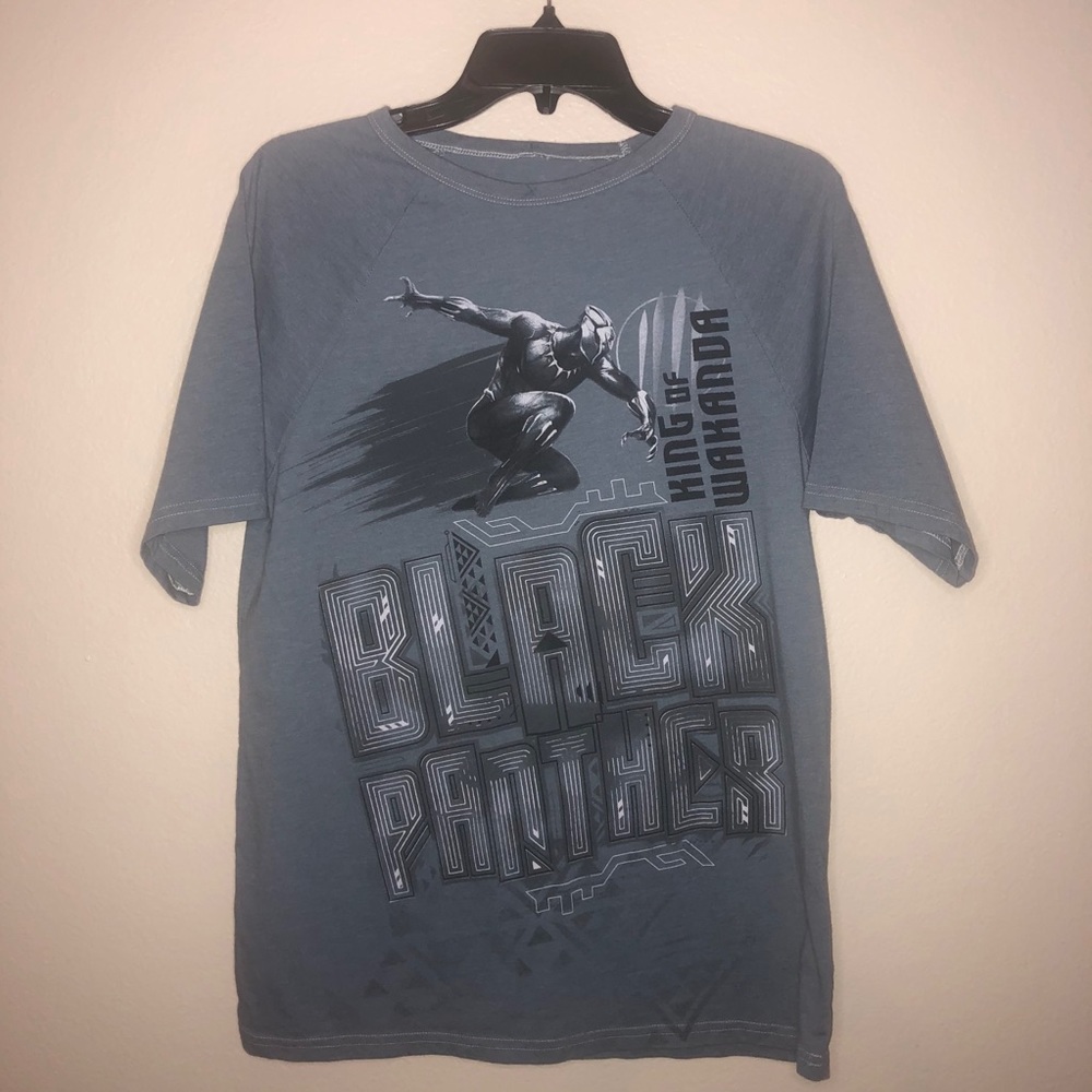 🇺🇸 MARVEL Black Panther Gray T-Shirt, Sz Small